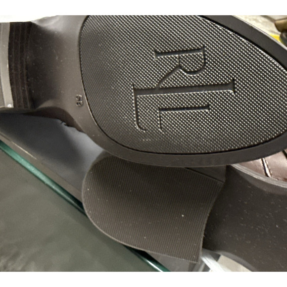 Lauren Ralph Lauren Womens Margarite Dark Brown Riding Boots 5 Width B NWB - Picture 13 of 16